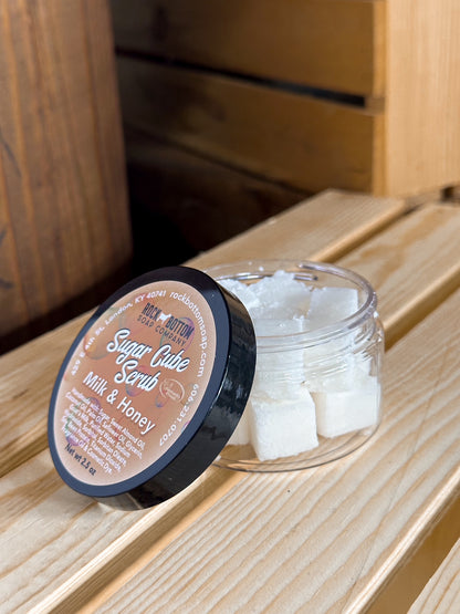 Travel Sized Goat Milk Sugar Cube Scrubs