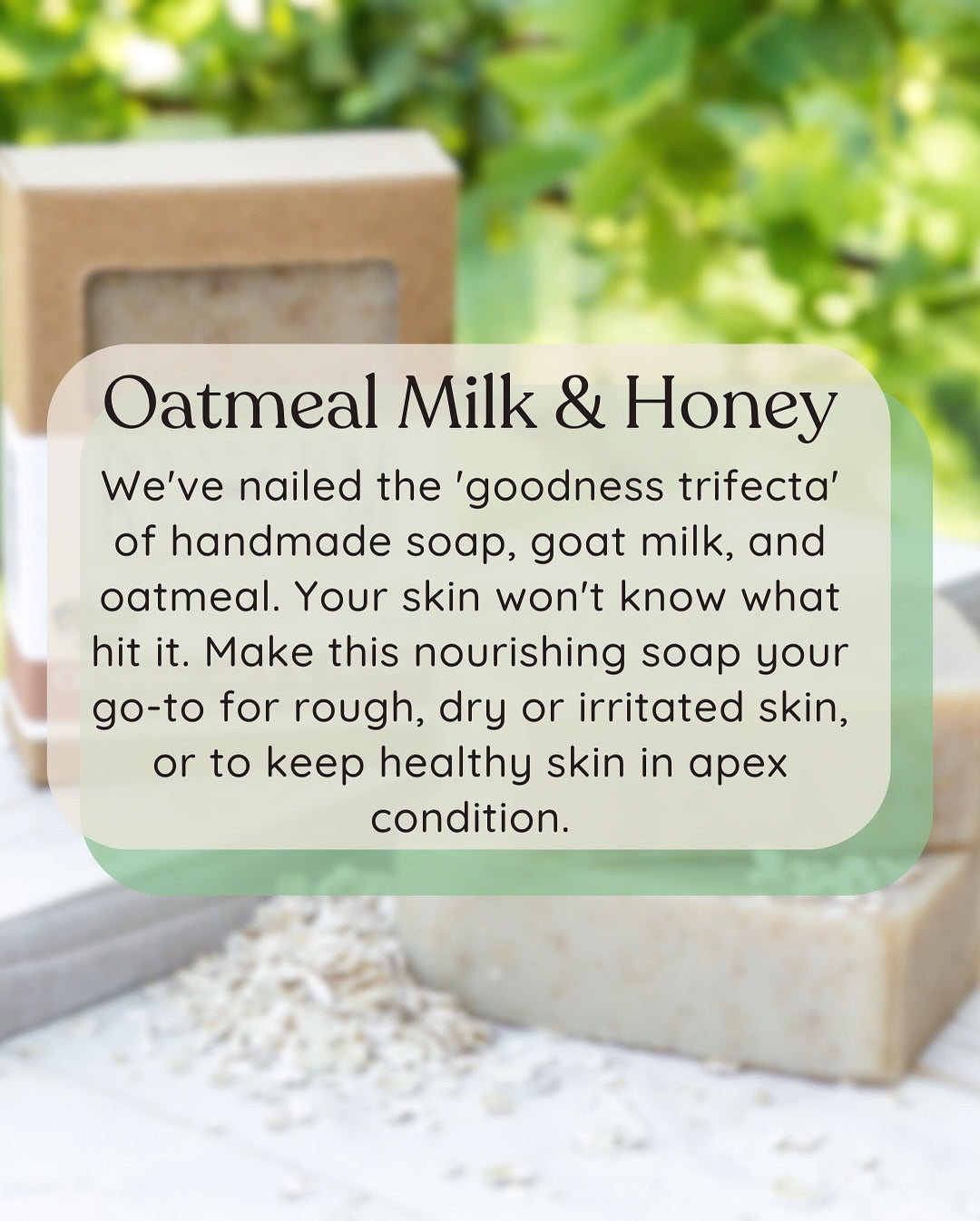 Oatmeal Goat Milk Soap-One Bar