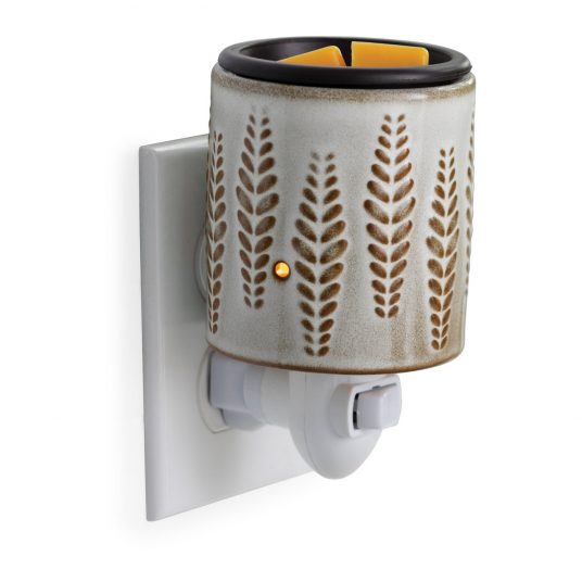 Flip Dish Wheat & Ivory Pluggable Fragrance Warmer